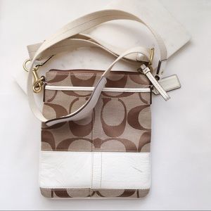 AUTHENTIC COACH CANVAS SMALL CROSSBODY
